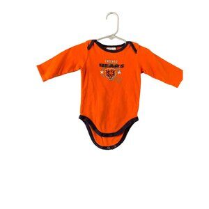 NFL Team Apparel Boys Infant Baby Size 6 9 Months Chicago Bears 1 Piece Bodysuit